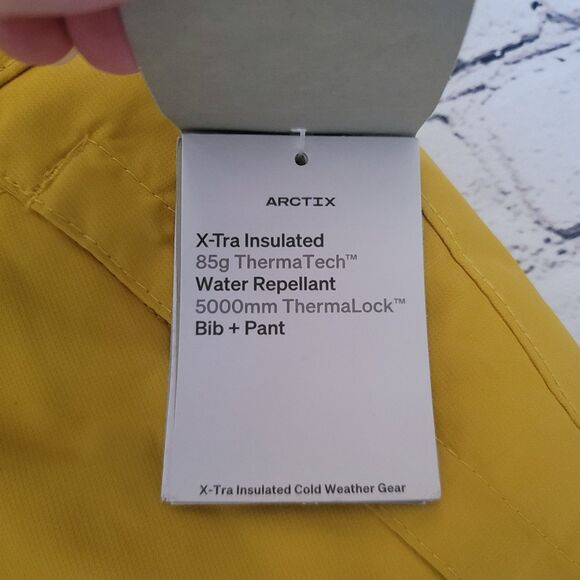 Arctix Men's Snowsports Cargo Pants 28" Bamboo Yellow Size Small (29-30W x 32L) - Picture 4 of 7